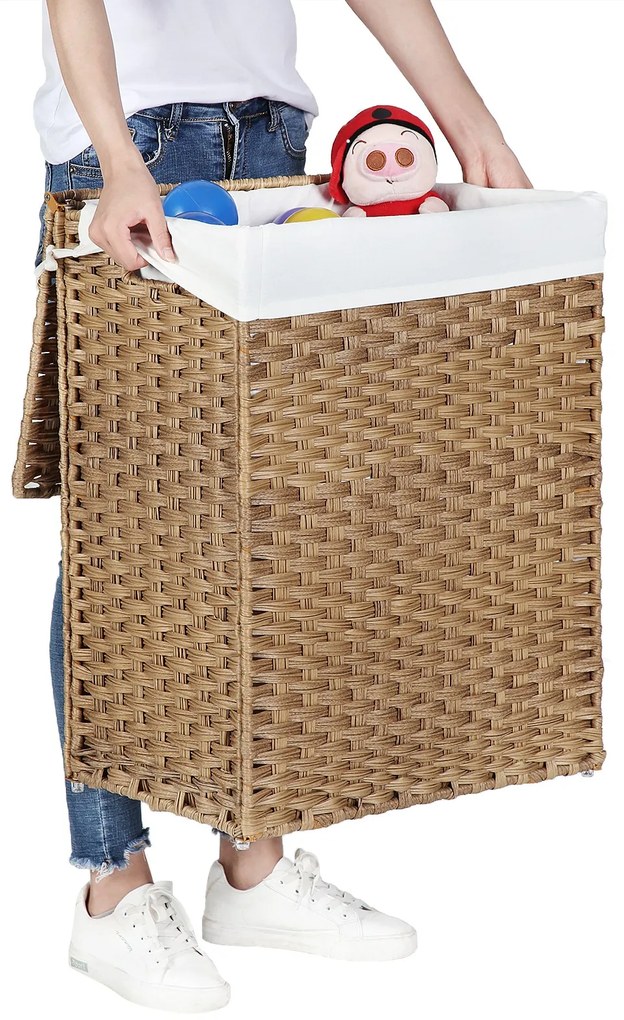 Kôš na bielizeň na kolieskach Delilah 60x46x33 cm