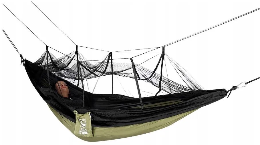 Bestent Hojdacia sieť pre 2 osoby s moskytiérou 270x140cm zelená