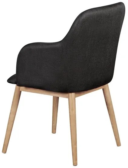 Wohnling Jedálenská stolička v škandinávskom štýle (antracitová) (100235621)