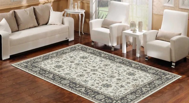 TA Koberec H533C WHITE COLORADO CHU Sivý Obdĺžnikový Rozmer: 300x400 cm