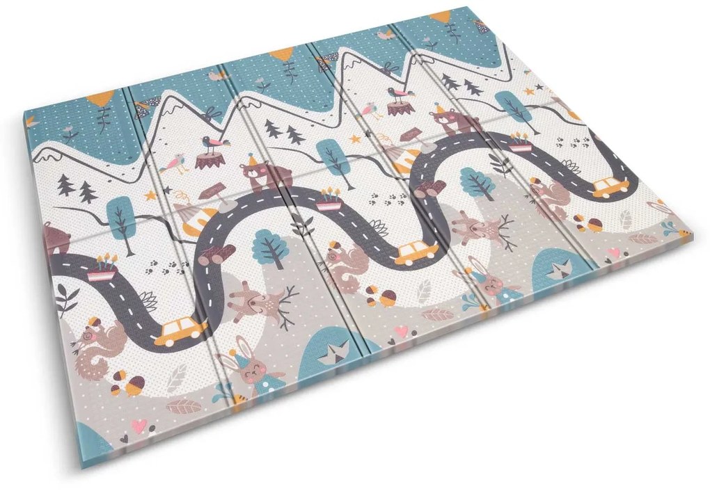 Vzdelávacia skladacia penová podložka 200 x 150 x 1 cm Nukido NK-341