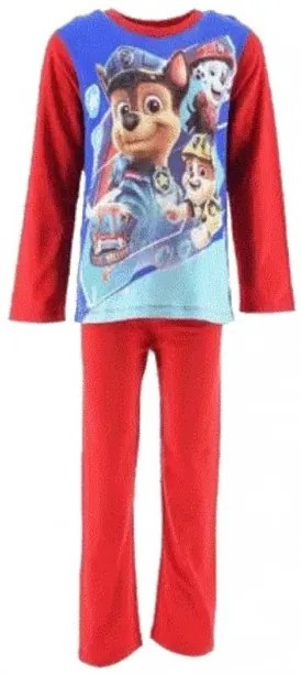 Sun City - Chlapčenské / detské bavlnené pyžamo Tlapková patrola / Paw Patrol - červené 98