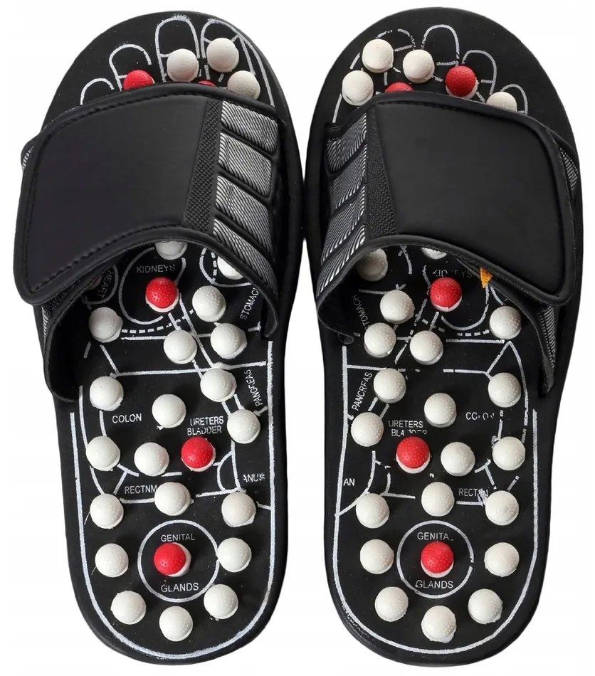 Masážne akupresúrne papuče veľ. 38-39, S