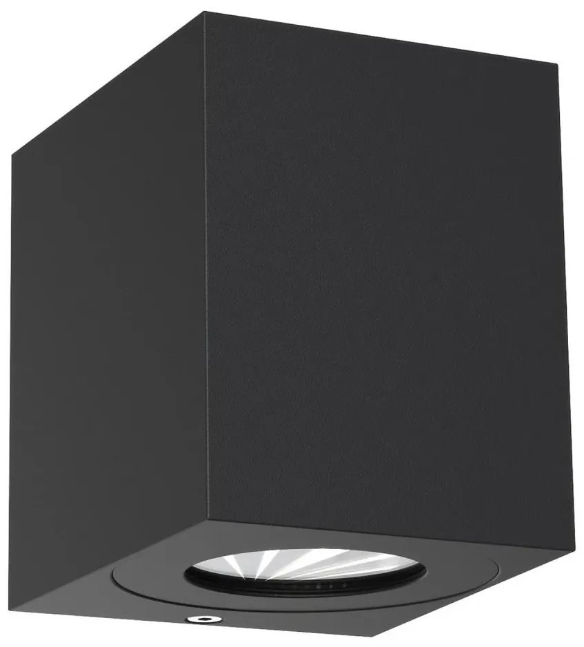Nordlux - LED vonkajšie nástenné svietidlo CANTO 2xLED/6W/230V IP44 čierna