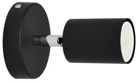 LED Nástenné bodové svietidlo TUNE 1xGU10/4,8W/230V čierna