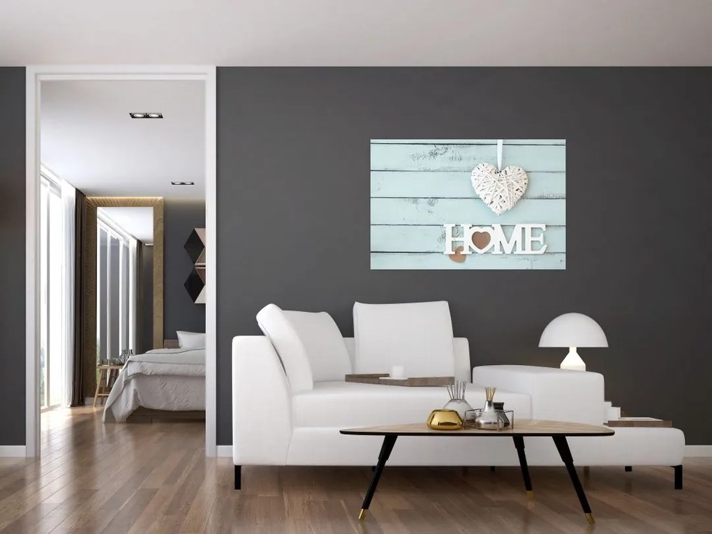 Obraz - I love home (90x60 cm)