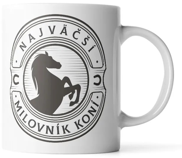 Sablio Hrnek Největší milovník koní - 200 ml - espresso