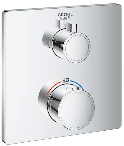 Grohe Grohtherm termostat bez podomietkového telesa chróm 24079000 G24079000