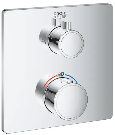 Termostat GROHE Grohtherm bez podomietkového telesa chróm 24079000