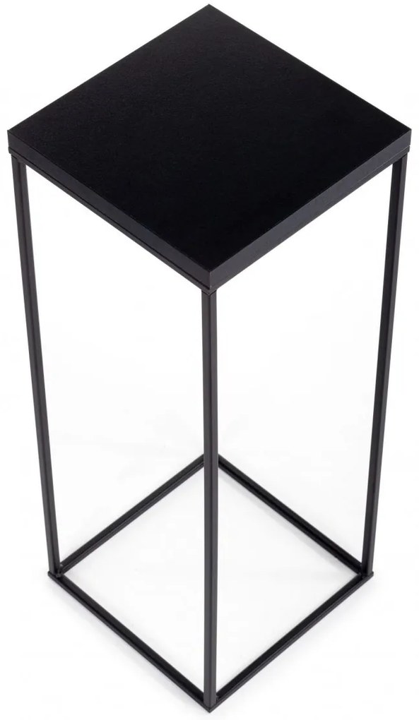 Kvetinový stojan CHARR 60 cm čierny