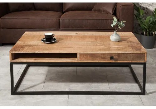 Konferenčný stôl 39293 100x60cm Drevo Mango - PRODUK JE SKLADOM - 2Ks - Komfort-nábytok
