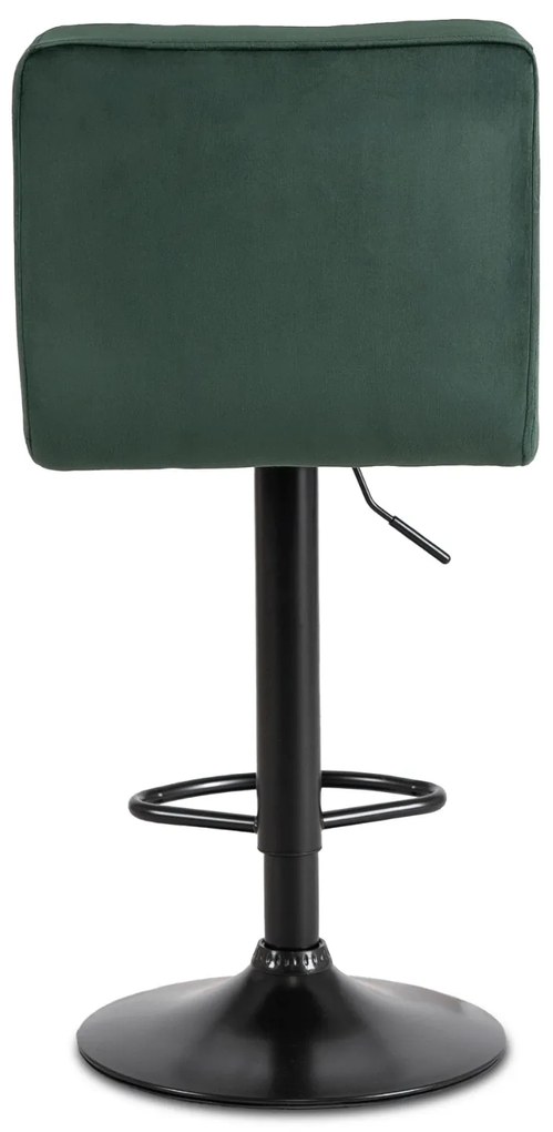 PROXIMA.store - Čalúnená barová stolička NERO FARBA: zelená