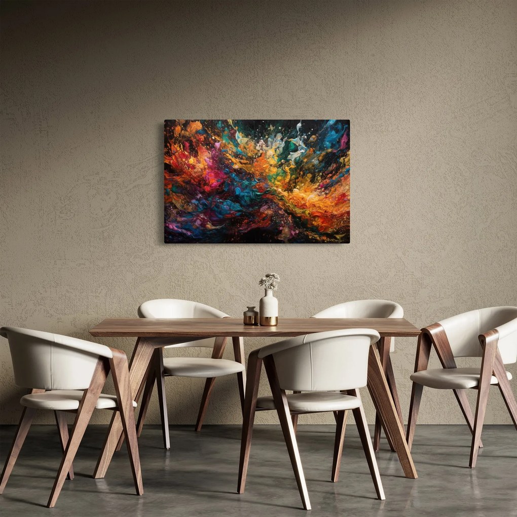 Obraz - Farebná abstrakcia II. (90x60 cm)
