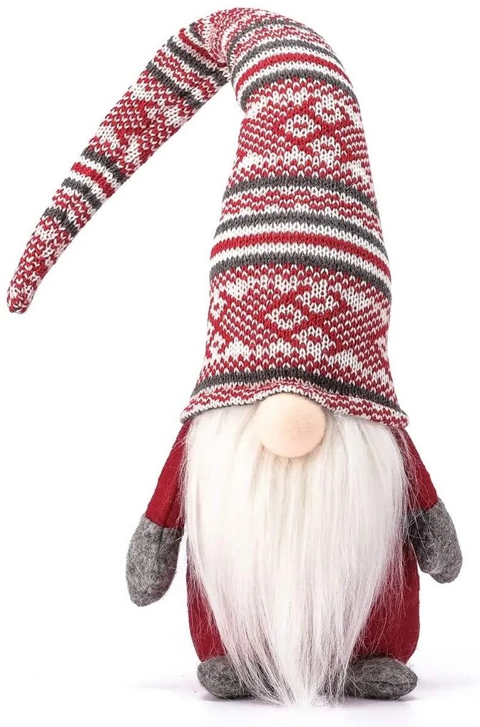 Tutumi Tutumi, vianočný trpaslík 50cm Mario YX016, červená, CHR-00569