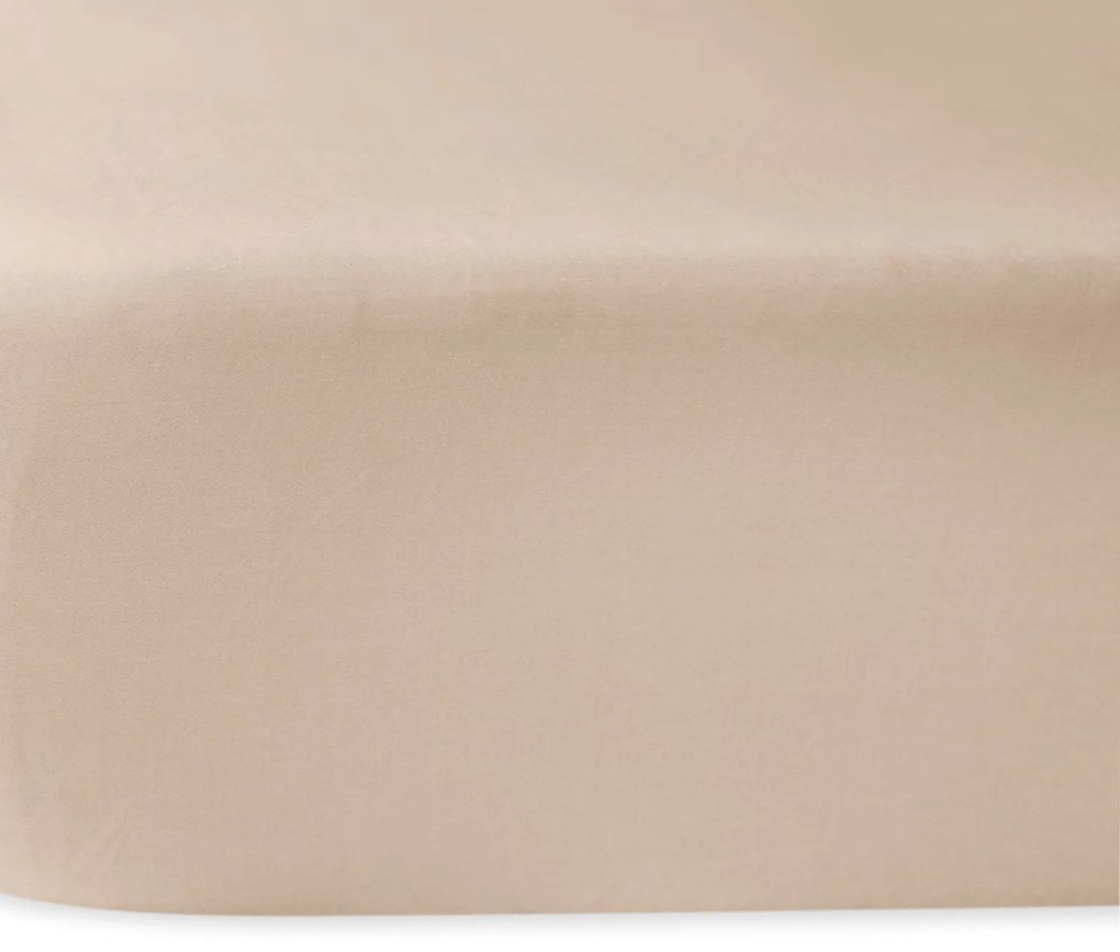 SATÉNOVÉ PRESTIERADLO 160X200 CM SVETLOBÉŽOVÉ