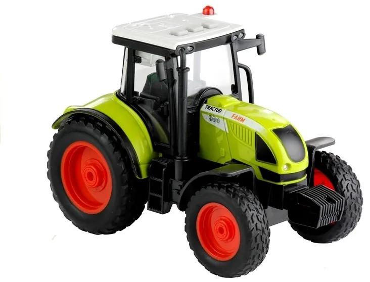 LEAN TOYS Traktor s cysternou 37.5 cm - zelený