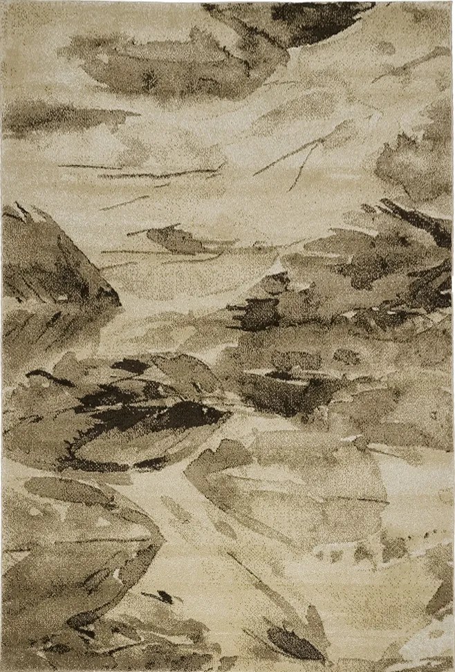 Koberec Wenus 7771 SAND – béžovo-hnedý obdĺžnikový koberec Rozmer: 300x400 cm