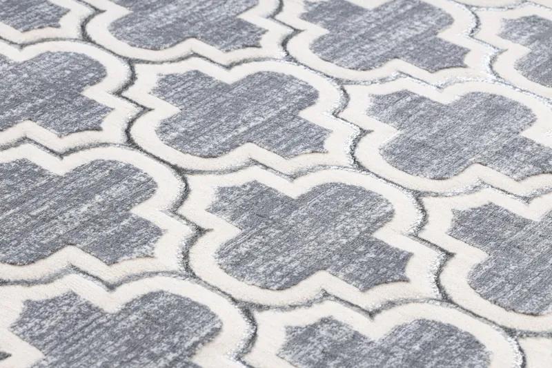 Dywany Łuszczów Kusový koberec Core W6764 Trellis grey/cream - 160x220 cm