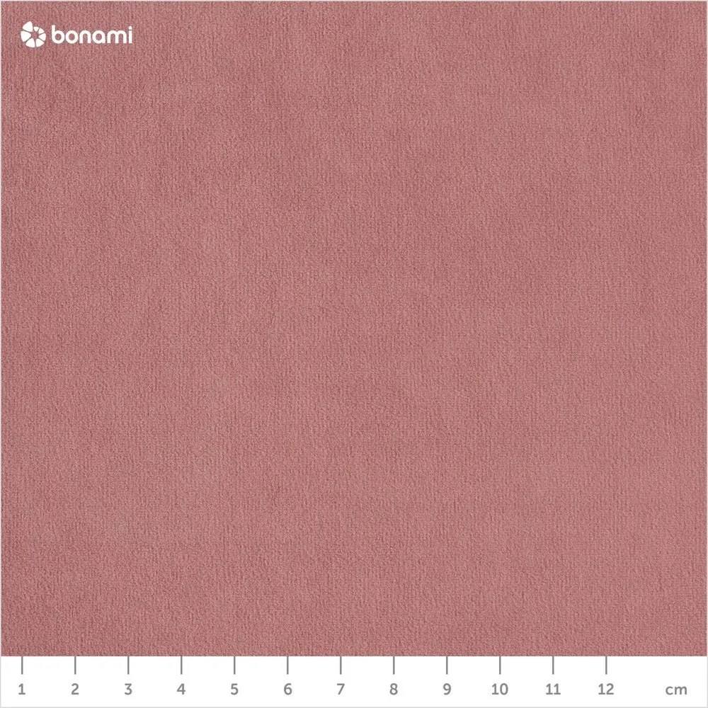 Svetloružová zamatová rozkladacia rohová pohovka (ľavý roh) Sweet Harmony – Miuform