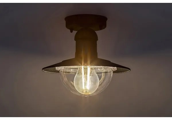 Brilagi - Vonkajšie stropné svietidlo MOLDE 1xE27/60W IP44 čierna