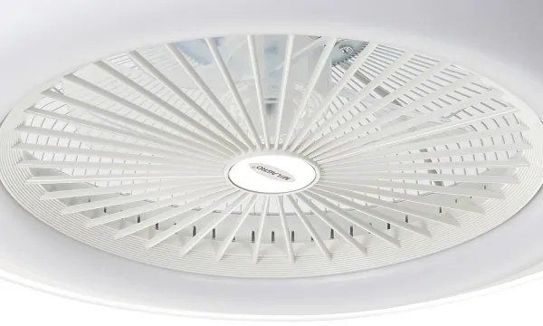 LED Stmievateľné stropné svietidlo s ventilátorom ZONDA LED/48W/230V biela + DO