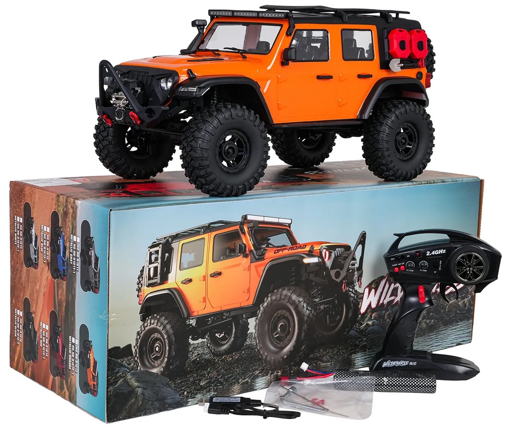 R/C auto WILDERNESS RTR 1:10 oranžové