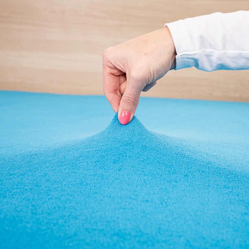 4Home froté prestieradlo tmavo modrá, 160 x 200 cm