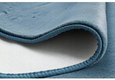 Sammer Kvalitný shaggy koberec v modrej farbe C322 50 x 80 cm