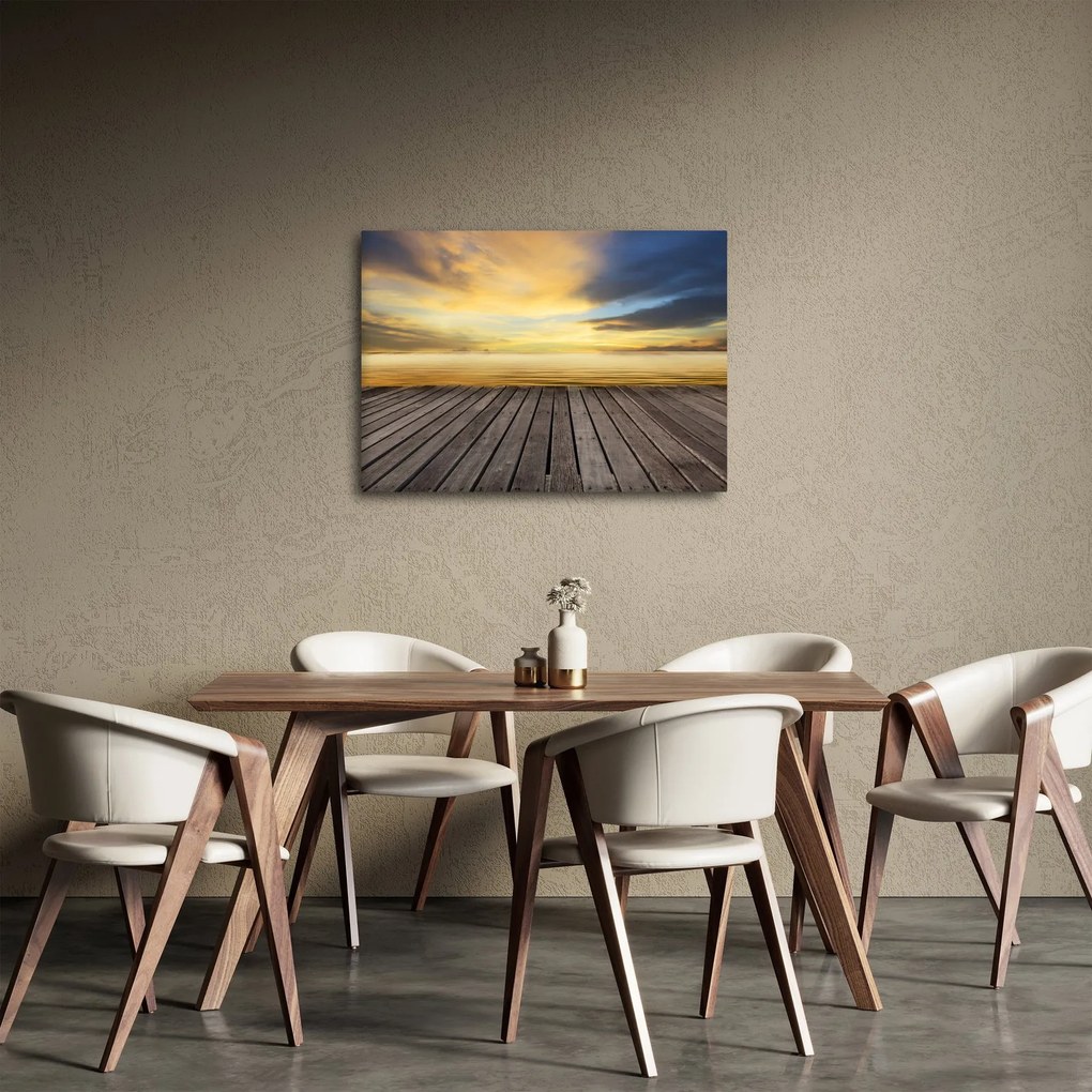 Obraz - Mólo s výhľadom (70x50 cm)