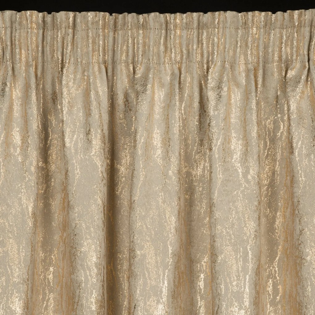 ZATEMŇOVACÍ ZÁVES NA PÁSKE ELISE 140X270 CM BÉŽOVÁ