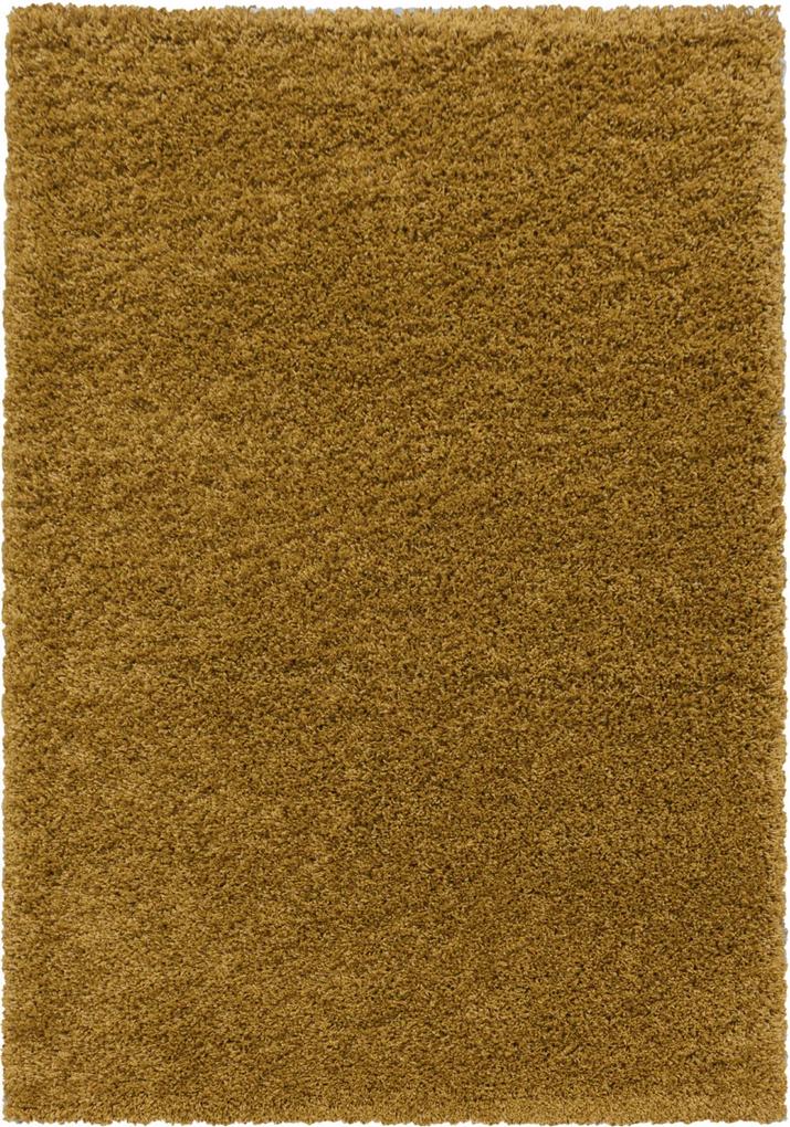 Ayyildiz koberce Kusový koberec Sydney Shaggy 3000 gold - 240x340 cm