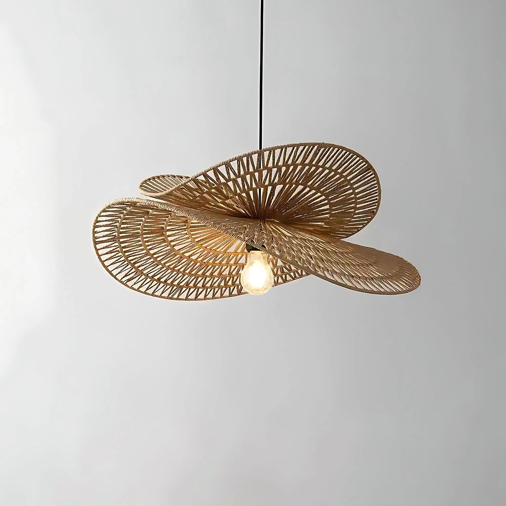 Toolight Toolight, závesné svietidlo BOHO 50cm, 1xE27, APP1737-1CP, prírodná hnedá-čierna, OSW-06060