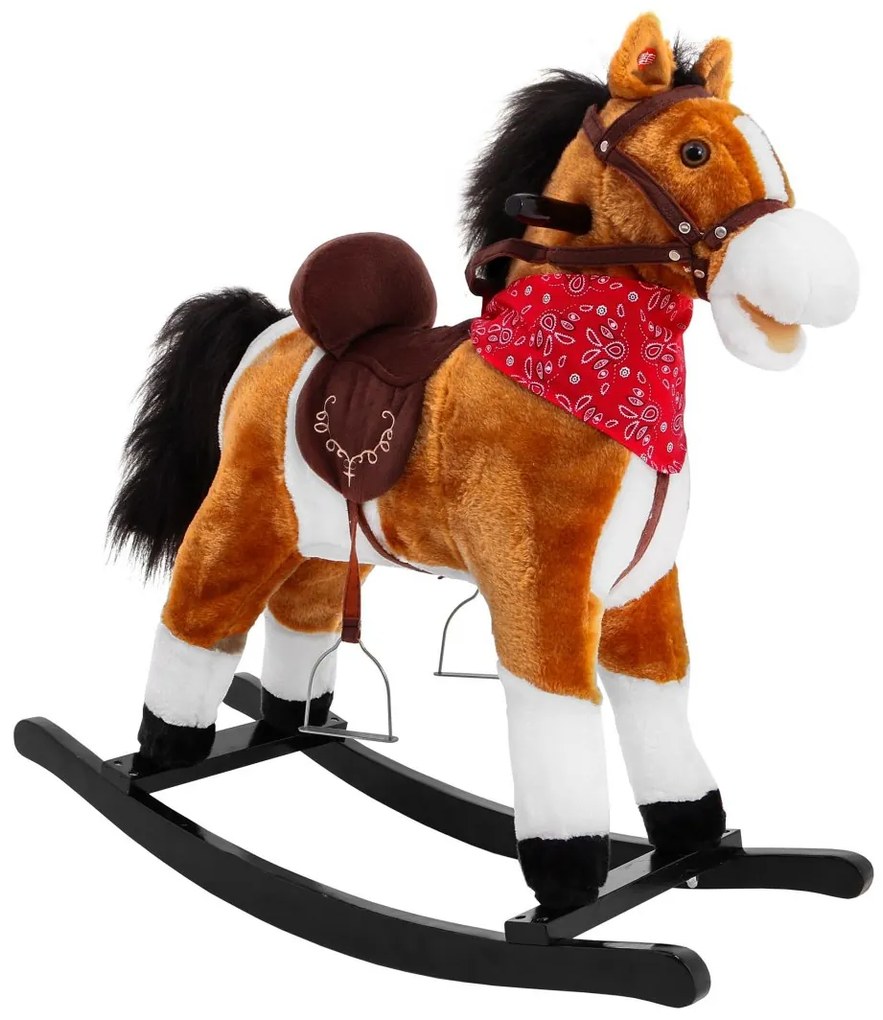 Hojdací kôň svetlohnedý