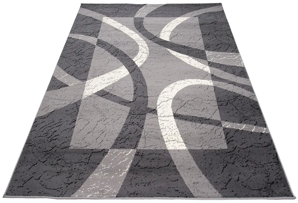 Koberec 3707A DARK GRAY CHEAP PP CRM Veľkosť: 60x100cm