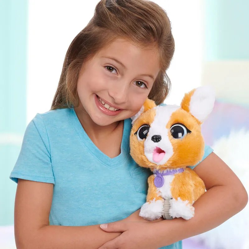 FurReal Poop-A-Lots Corgi, interaktívny psík, sv.hnedá/biela