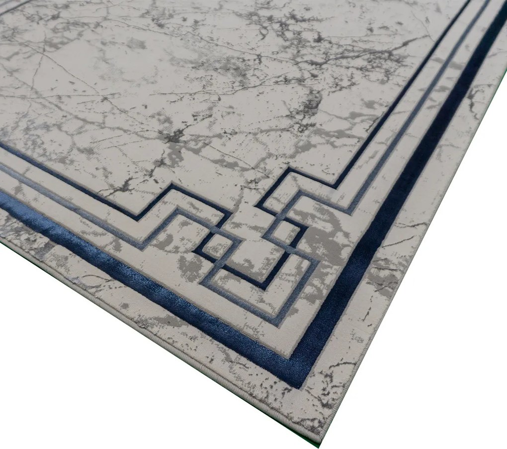 Koberec Allianz 6309 NAVY – námornícka modrá, obdĺžnikový Rozmer: 60x100 cm