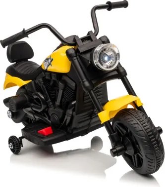 Elektrická motorka STAR žltá