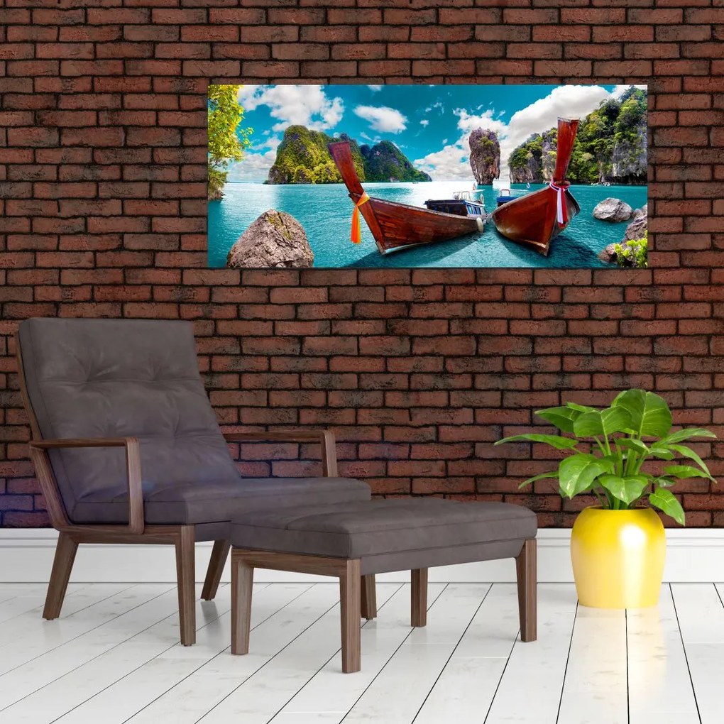 Obraz - Raj na zemi (120x50 cm)