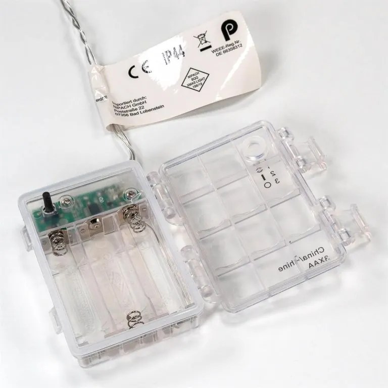 Sada vianočných LED reťazí s časovačom,100 LED,studená biela