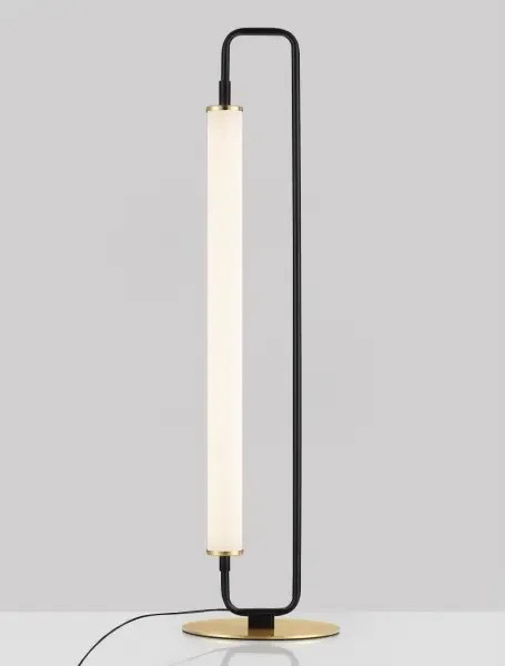 LED čierna stolná lampa Wetro 18
