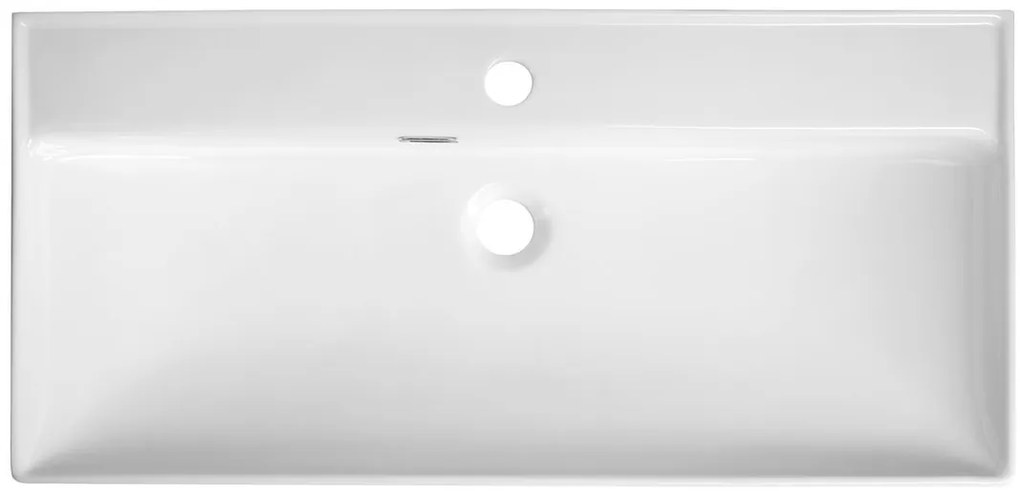 Aqualine Aqualine, PARLA keramické umývadlo 80x38cm, biela, 9980