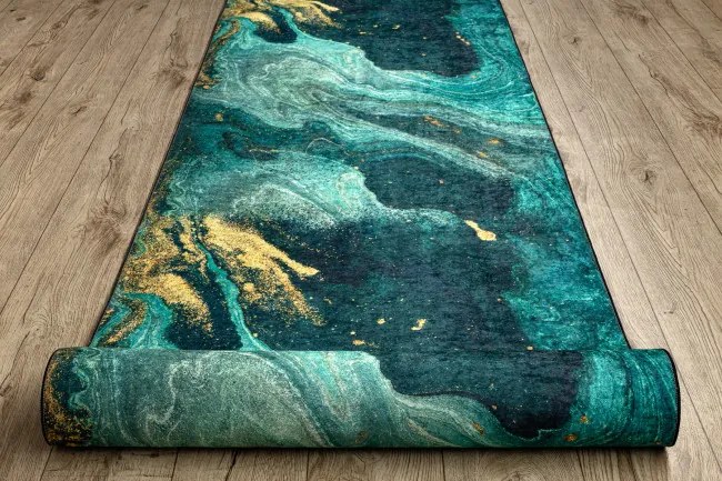 Protišmykový behúň LOTUS SHADOWS 37750 zelený