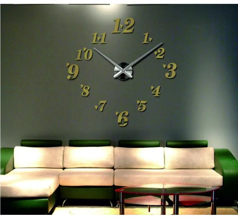 Stylesa - 3D moderné hodiny na stenu srdiečka S004 aj čierne