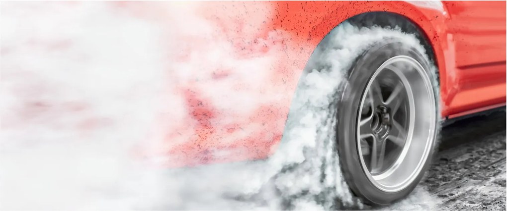 Obraz - Závodné auto (120x50 cm)
