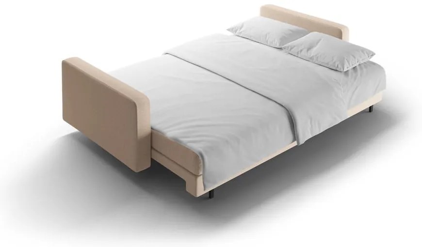 Béžová rozkladacia/s úložným priestorom pohovka 222 cm Bali – Cosmopolitan Design