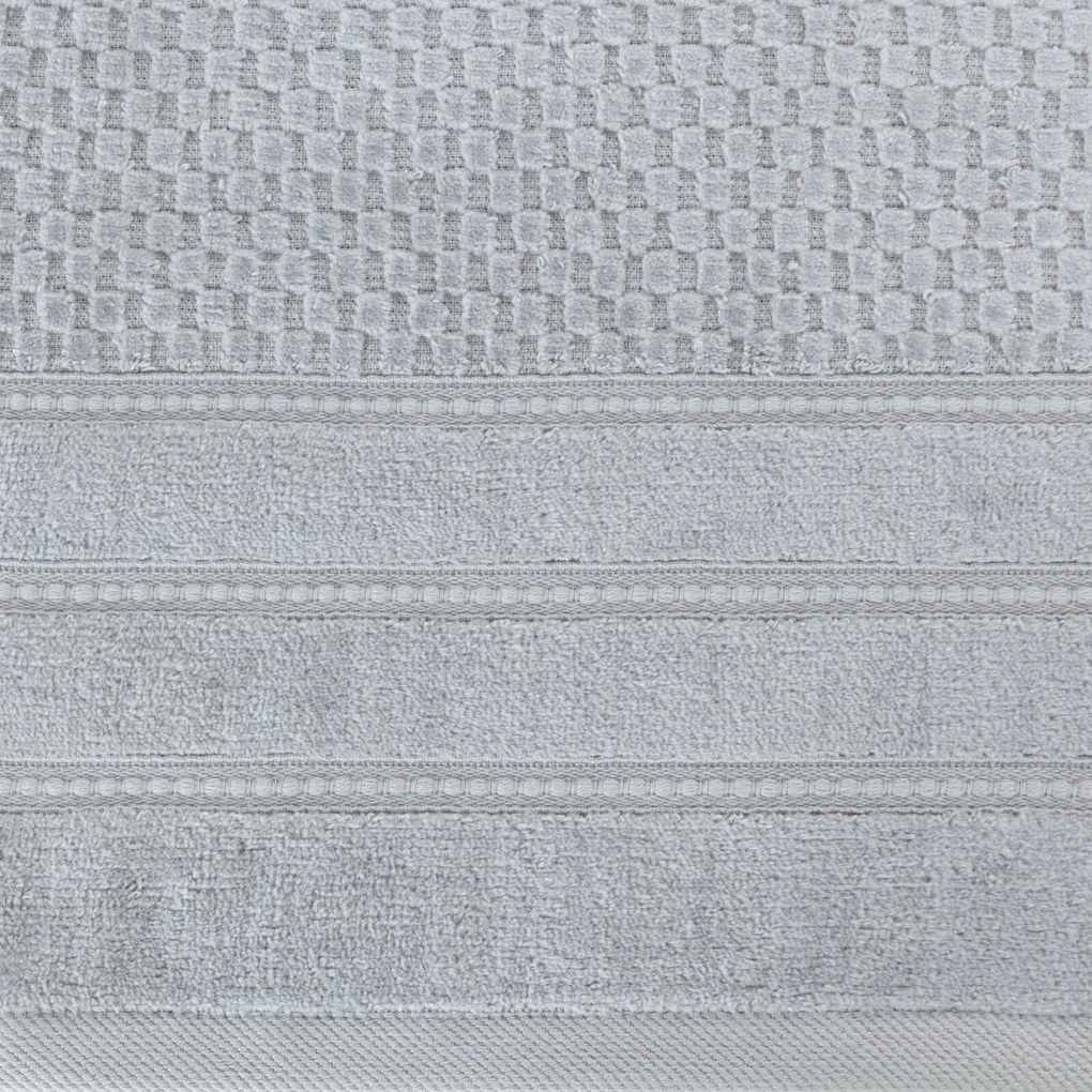 BAVLNENÝ UTERÁK ADORE SADA 6KS 30X50 CM STRIEBORNÁ