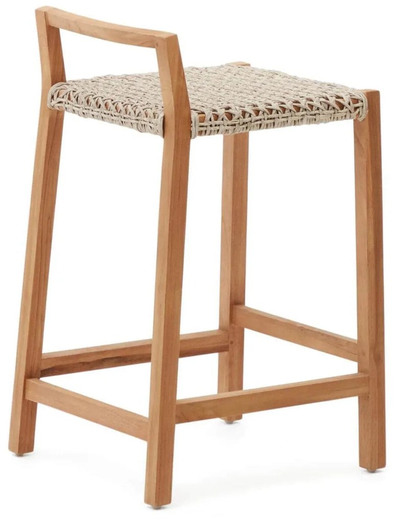 Záhradná barová stolička rolave 67 cm prírodná MUZZA