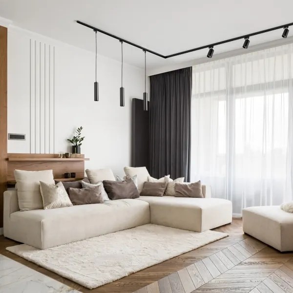 Bodové svietidlo do lištového systému MARIBEL 1xGU10/10W/230V čierna