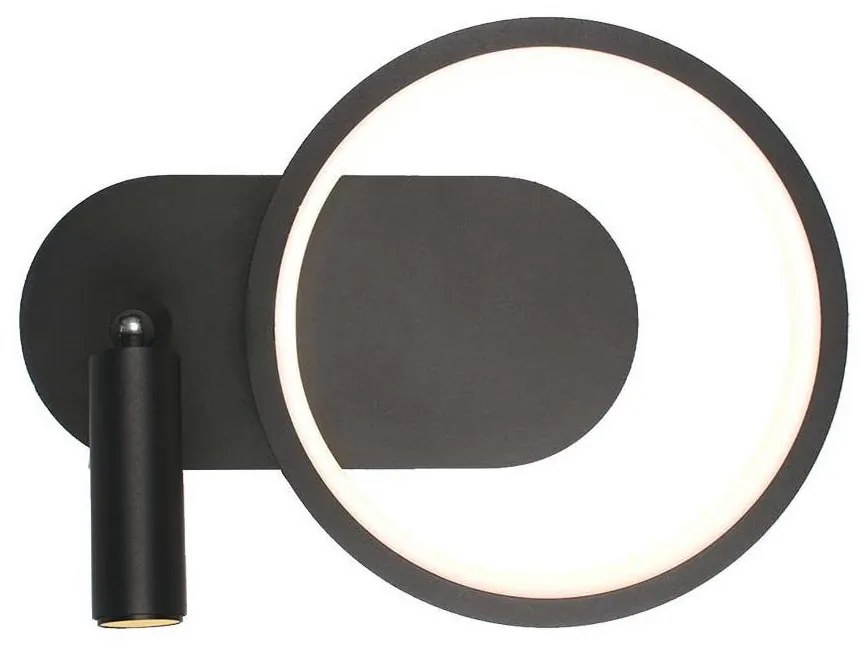 LED Nástenné svietidlo LED/14W/230V 3000K čierna