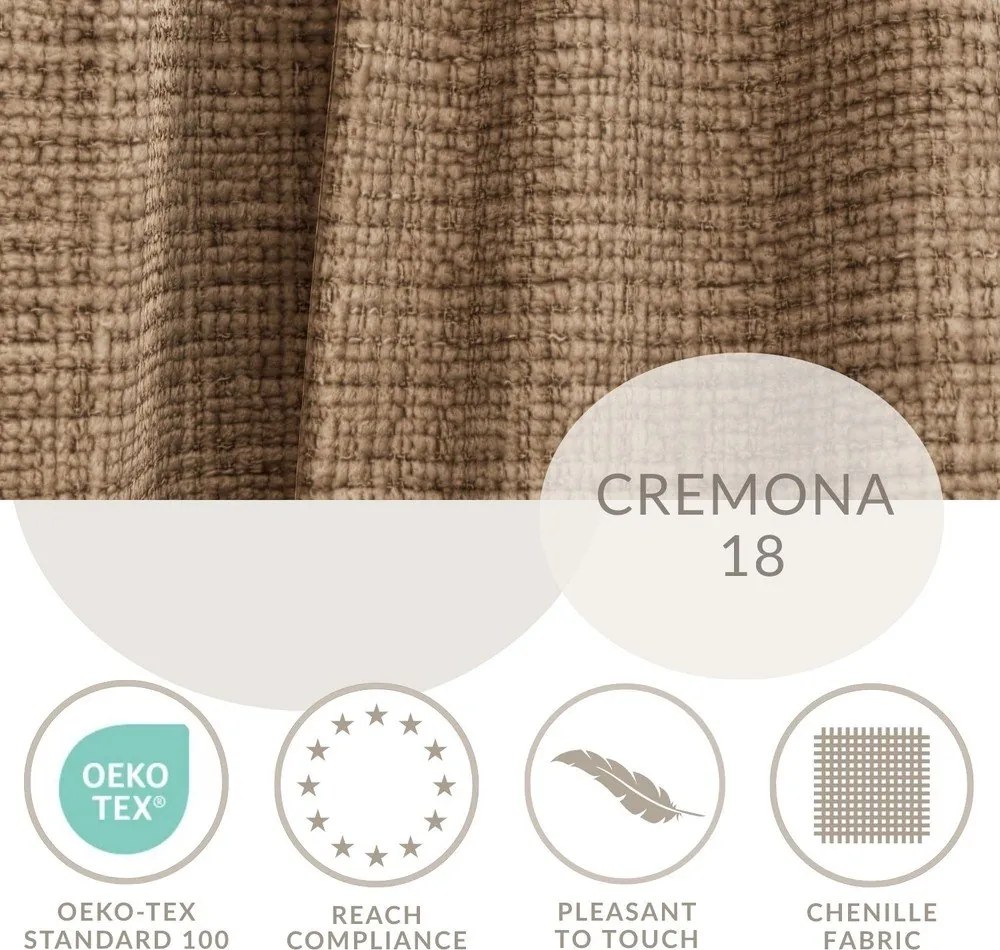 Svetlohnedá ženilková rohová pohovka (ľavý roh/do L) Kirou – Maison de Rêve